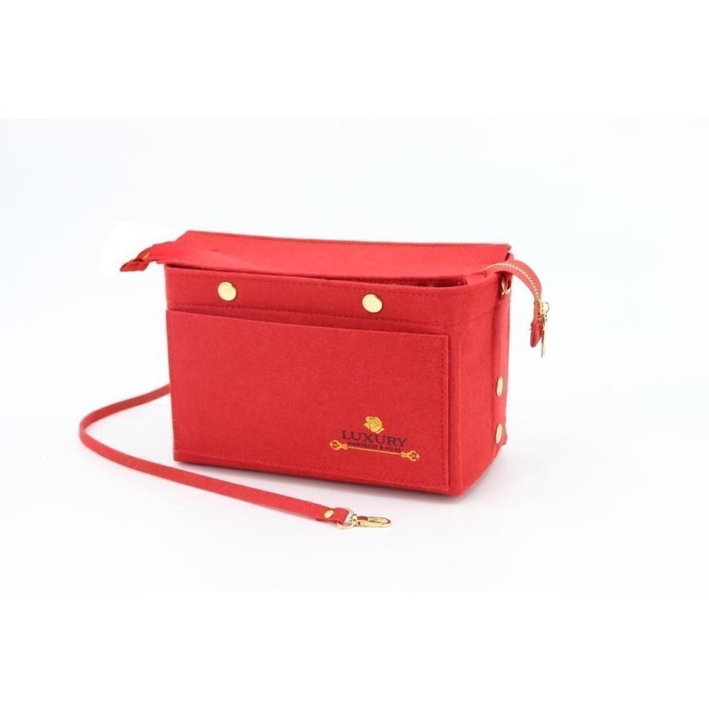 Purse Organizer Insert with zipper compatible for Louis Vuitton PM bags